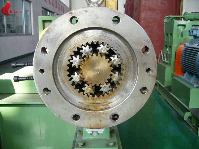 PRE180 PVC장연약한필름을위한스테인리스호퍼를가진플라스틱압출기기계