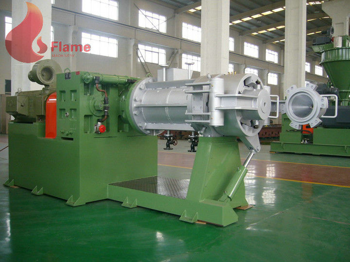 CE镀硬铬单螺杆双模头PVC过滤挤出机