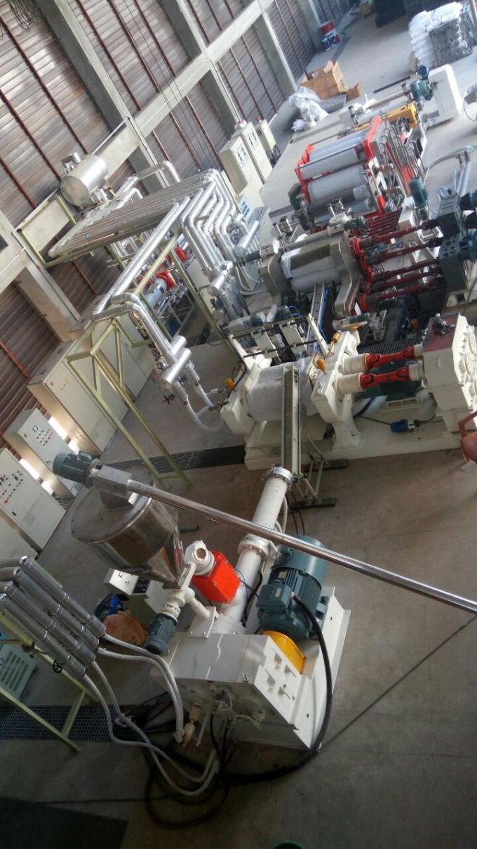 低噪音四辊Pvc半软透明膜压延机