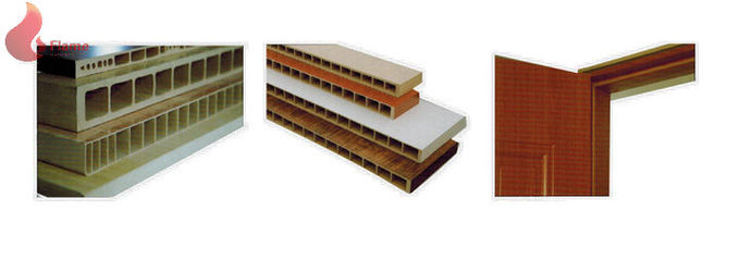Chapeie a máquina composta plástica de madeira 55kw da extrusão para PVC/PE/PP