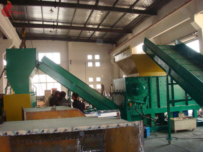 Picadora de papel inútil del plástico de los perfiles de los bastidores de aluminio/sola trituradora del eje