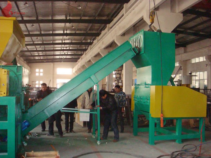 Picadora de papel inútil del plástico de los perfiles de los bastidores de aluminio/sola trituradora del eje