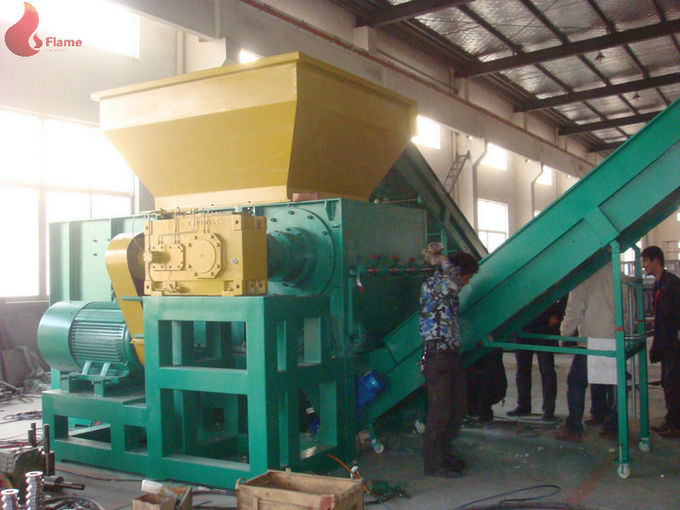 Picadora de papel inútil del plástico de los perfiles de los bastidores de aluminio/sola trituradora del eje