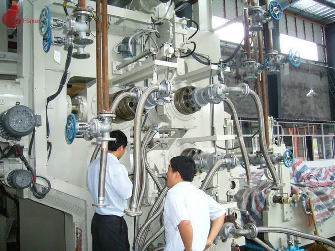 油加热PVC压延机4卷防磨料制造橡胶织物