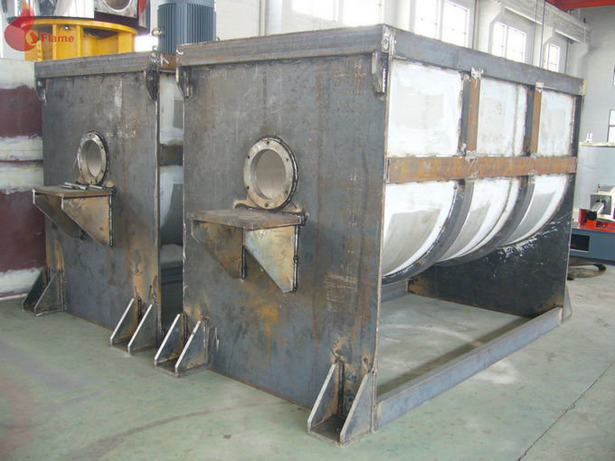 大容量卧式混合机组热混合和冷却混合机